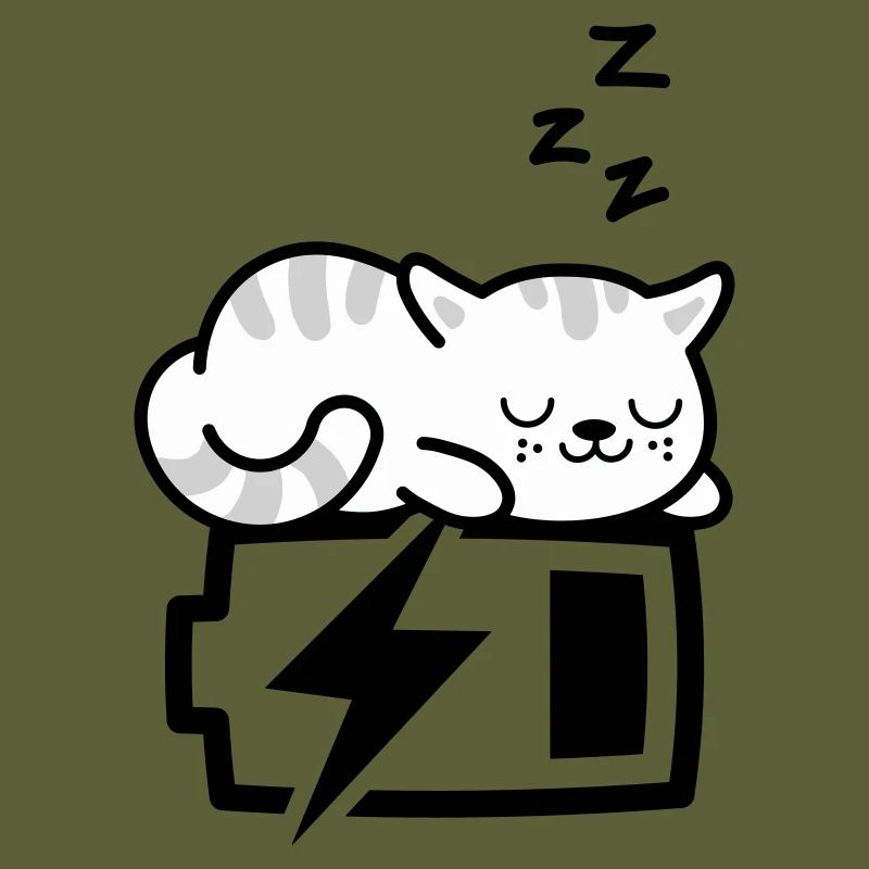 Sleepy Kitty (Farbe veränderbar - 3 Farben)