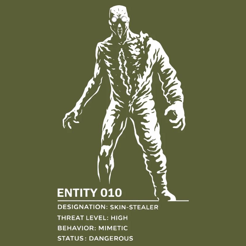 Backrooms Entity 010 white