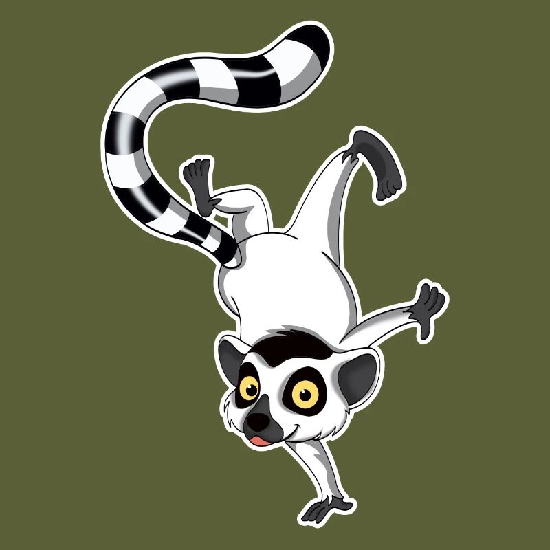 Funny Lemur Monkey from Madagascar