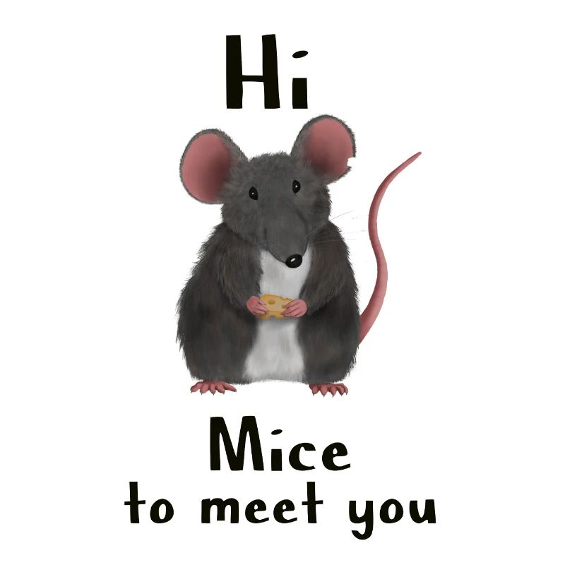 Doux souris / rat - ravi de vous rencontrer