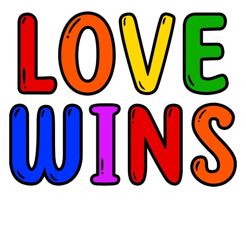 Lgbt Liebe Statement Regenbogen Schwul Lesbisch