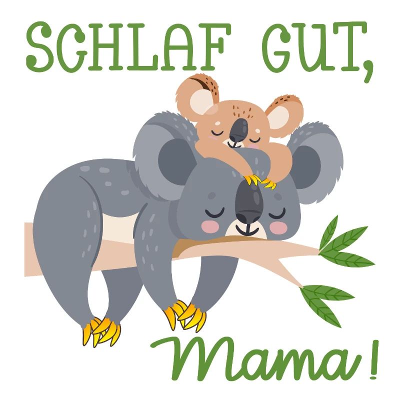 SCHLAFLOSE MAMA MUTTERTAG BABY KOALA