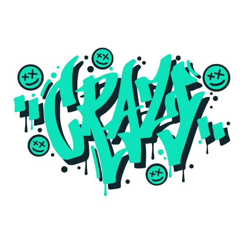 Crazy Graffiti Letters Design