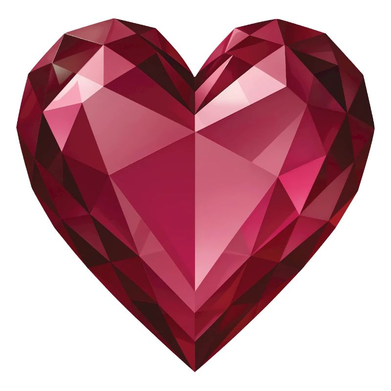 RUBY HEART - peace & love