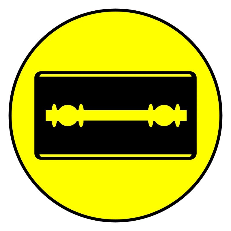Razor Blade Icon Circle