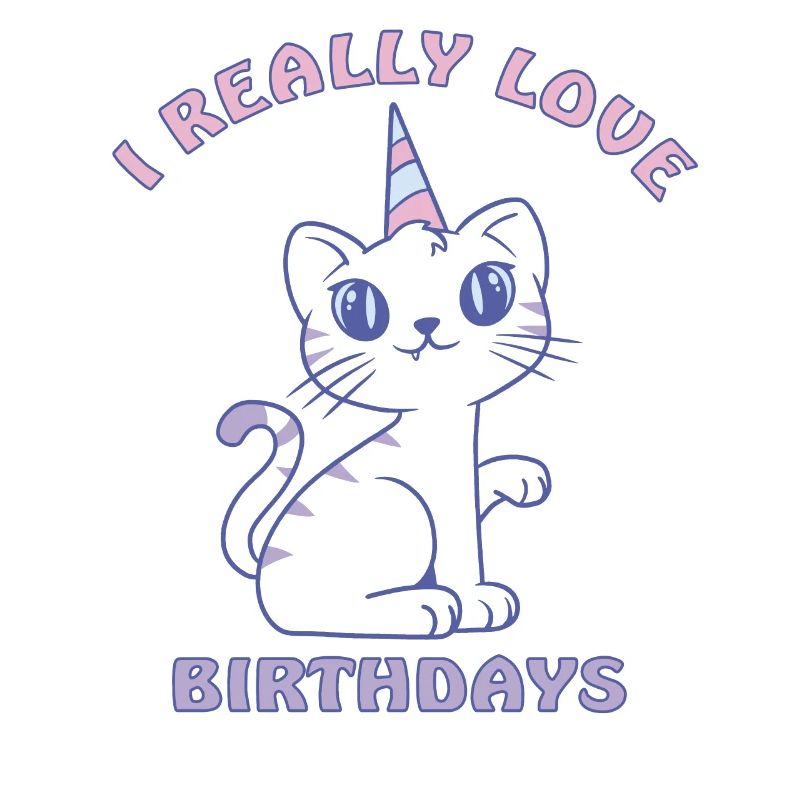 Anniversaire du chat Chat dame Chat Maman chat