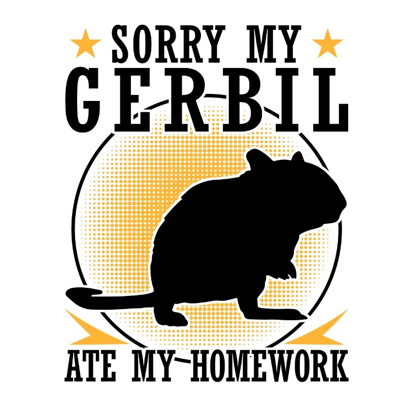 Gerbil has eaten homework Gerbil