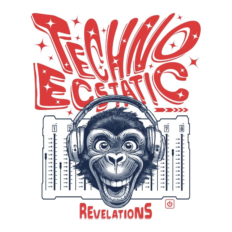 Techno Extstatic Revelations DJ Shirt