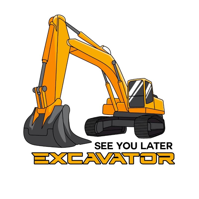 Excavator Dredge Driver Worker Funny Gift