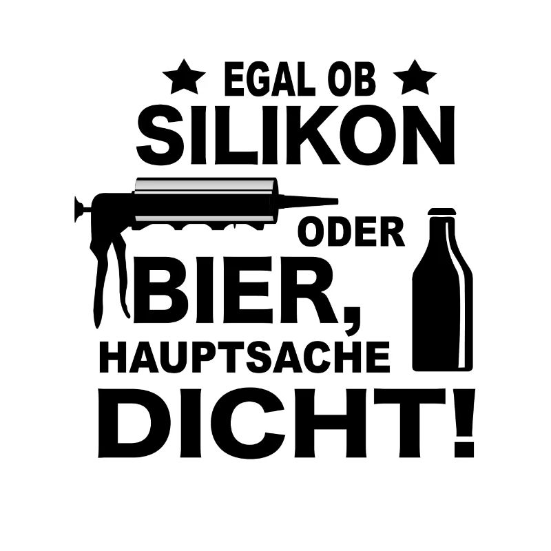 Handwerker Witze Silikon oder Bier Meme Geschenk