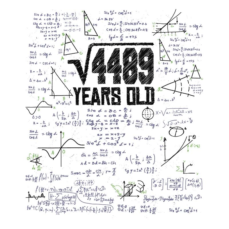 Square Root of 4489 Math Nerd 67th Birthday
