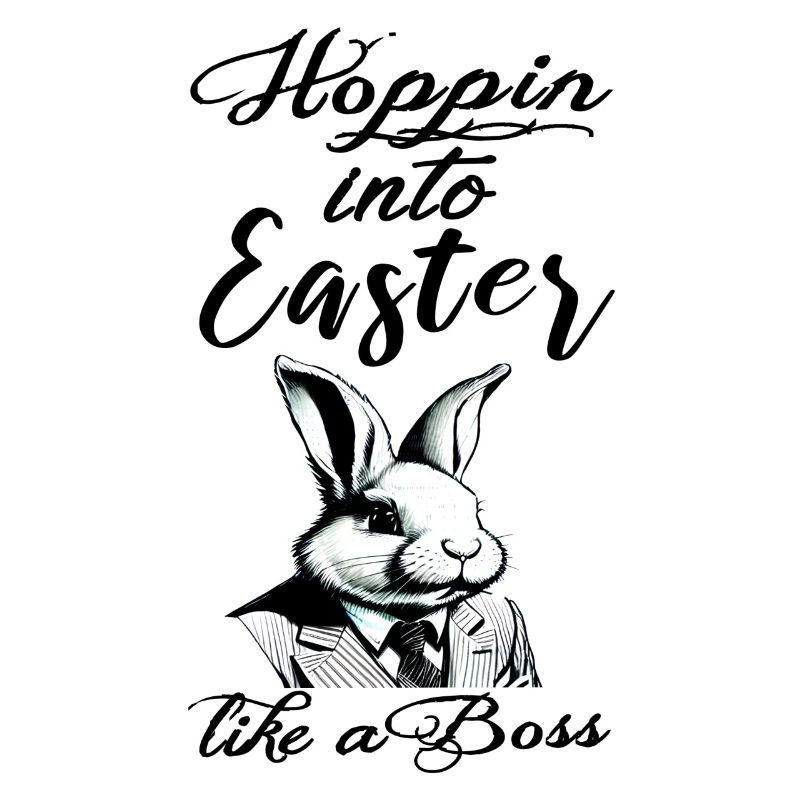 lapin de Pâques élégant avec costume et cravate