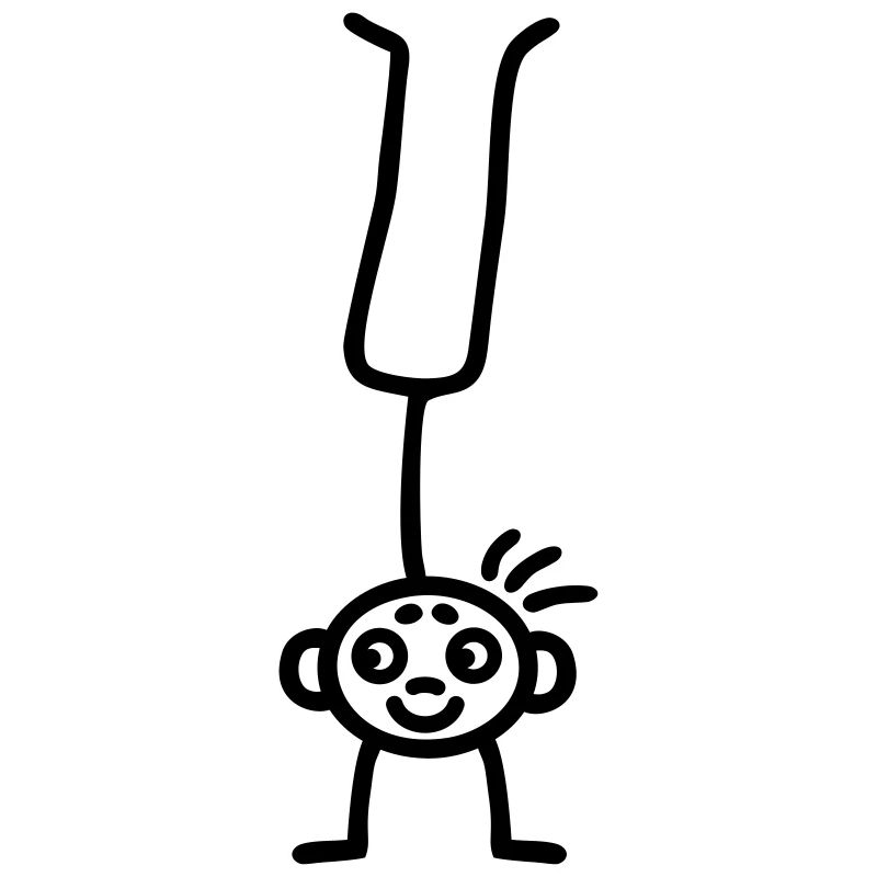 Strichmännchen turnen