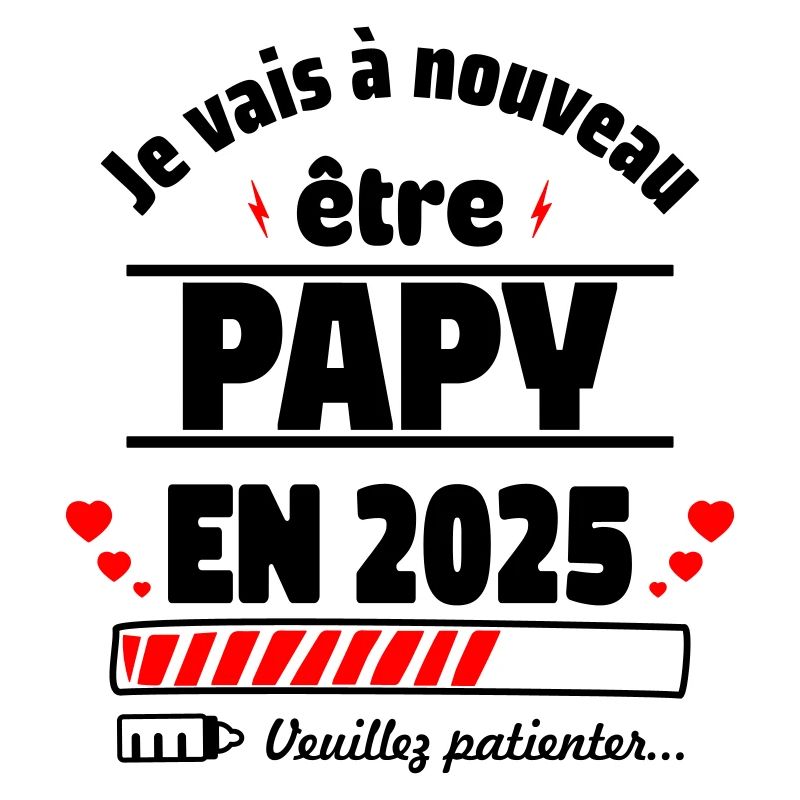 Papy à nouveau 2025,Annonce Grossesse,papi,papy