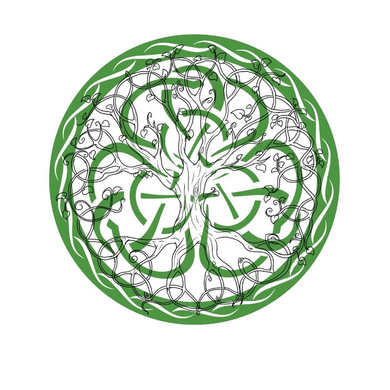 Celtic Ireland Viking Celtic Knot Pattern Tree