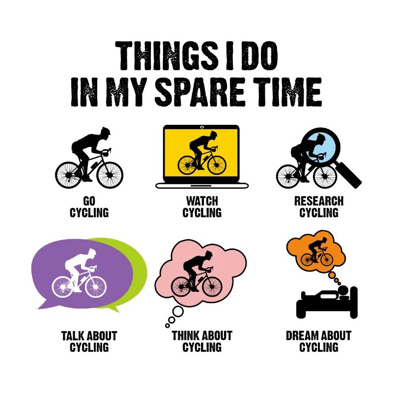 DINGE, DIE ICH IN MEINER FREIZEIT BEIM RADFAHREN MACHE