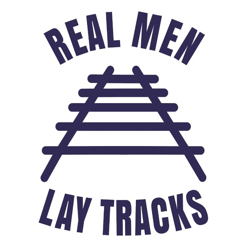 De vrais gars posent des rails de voies
