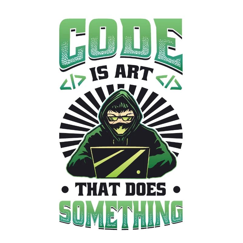 Code Ist Eine Kunst, Die Etwas Tut Programmierung
