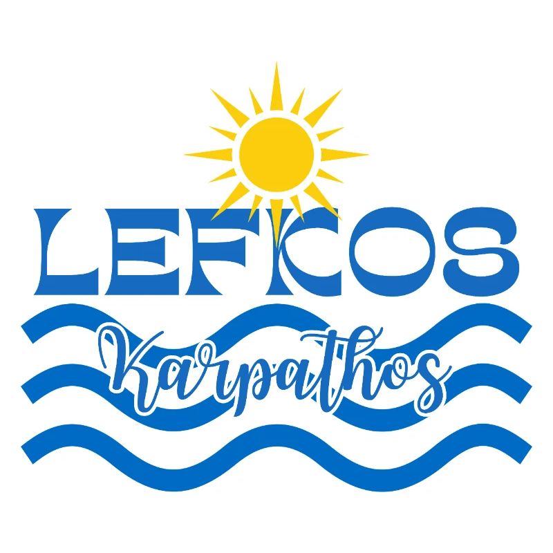 Lefkos Karpathos Sun Waves Logo
