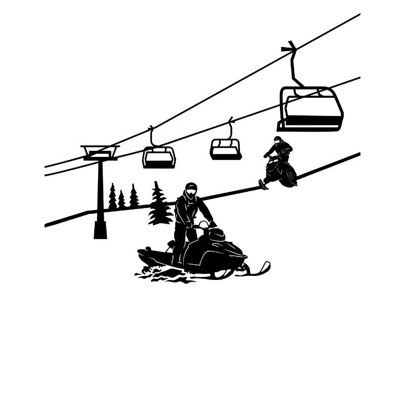 Snowmobile driver Snowmobile Snow motorcycle