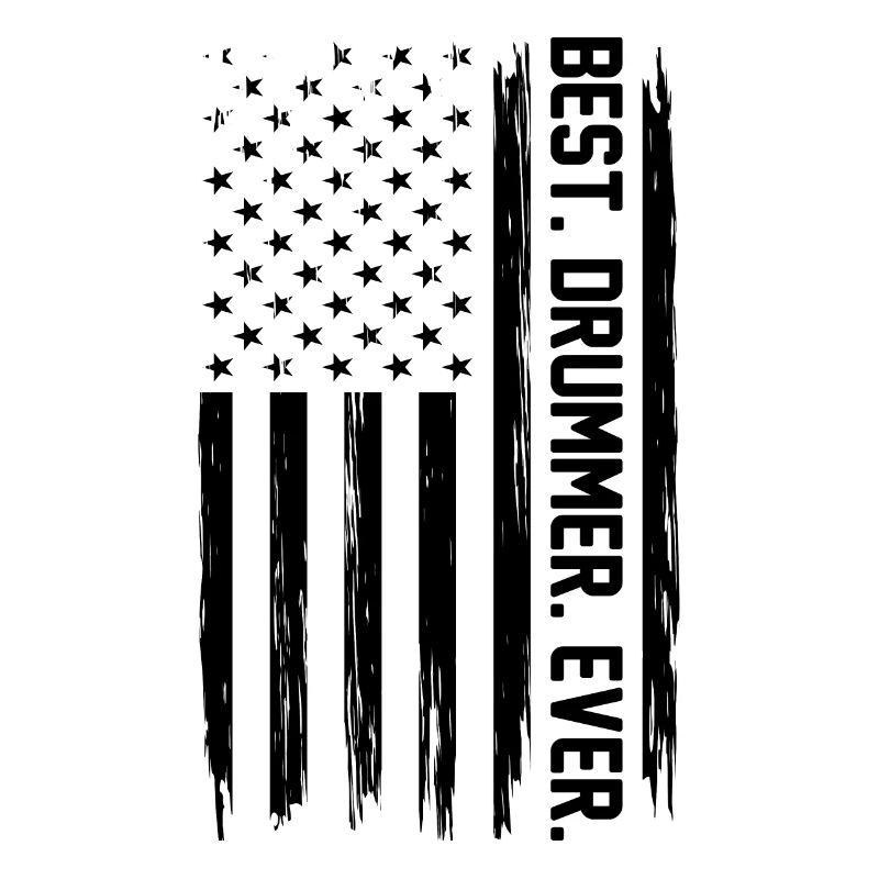 Best Drummer Ever Drum Player US Flag Drummer