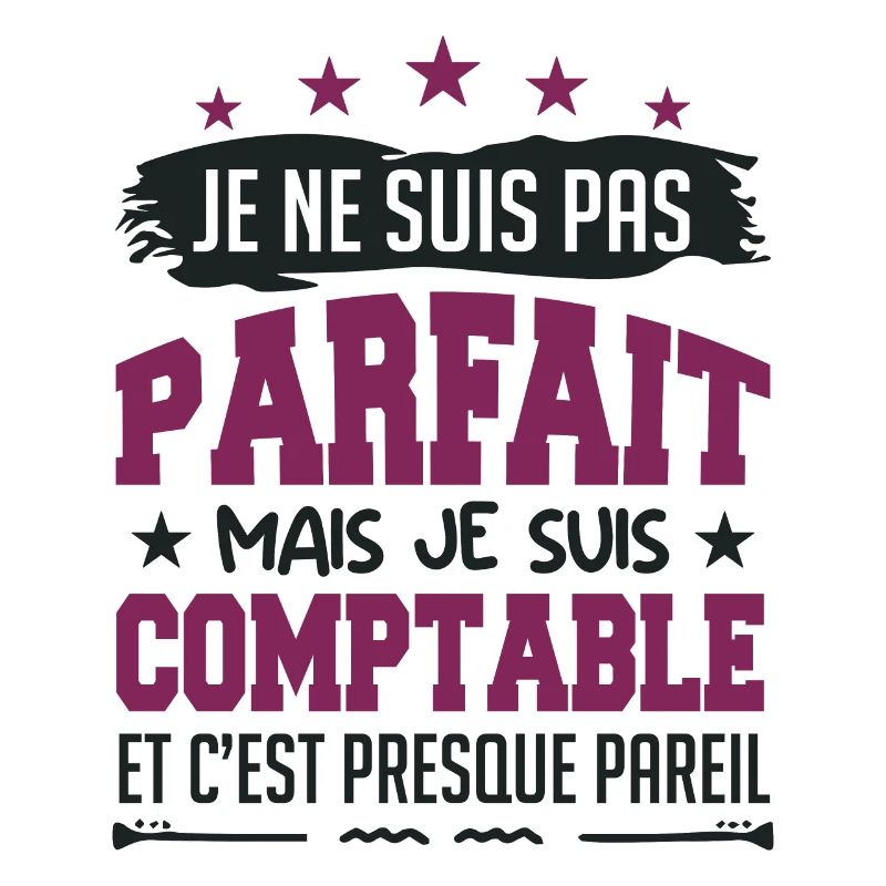 je ne suis pas parfait COMPTABLE | comptable