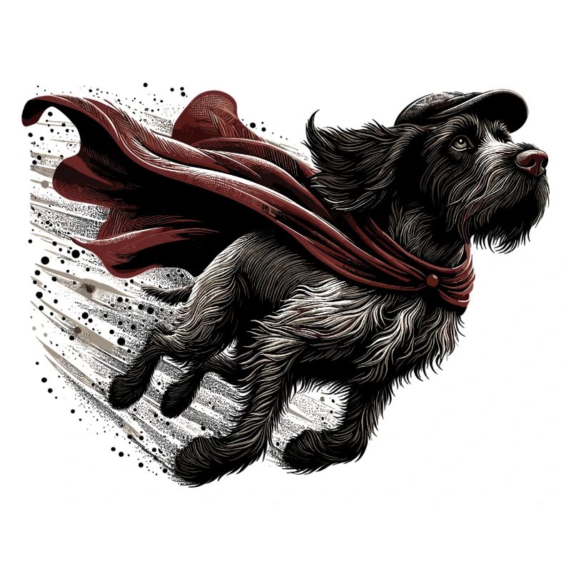Super Dog German Wirehaired DD Pointer Gift
