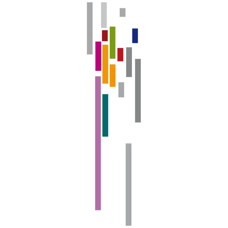 Motif de couleurs de rayures - Vertical