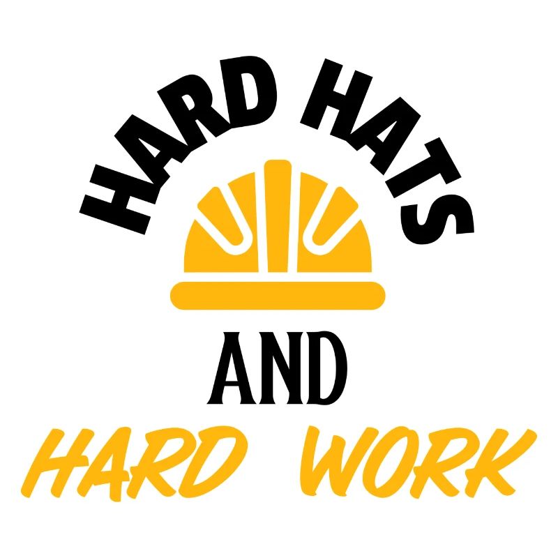 Hard Hats And Hard Work Construction Worker