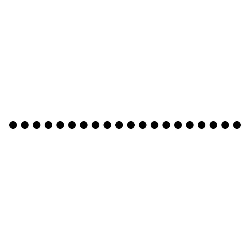 Dotted underscore to design yourself