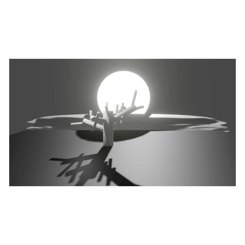 Sun and Tree