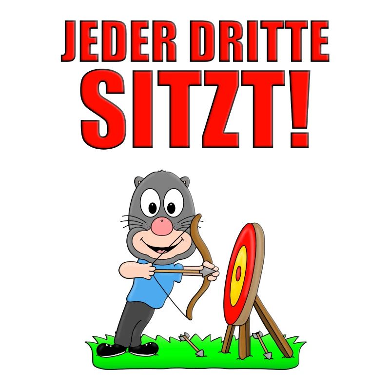 BOGENSCHIEßEN - MAULWURF - JEDER DRITTE SITZT!