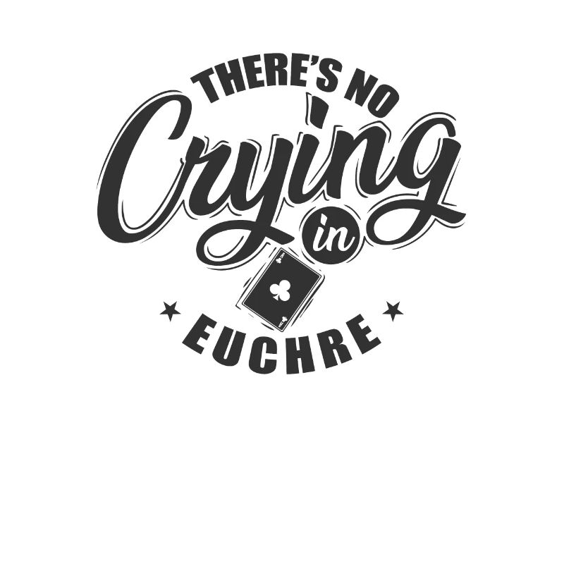 Il n’y a pas de pleurs dans le jeu de cartes Euchre