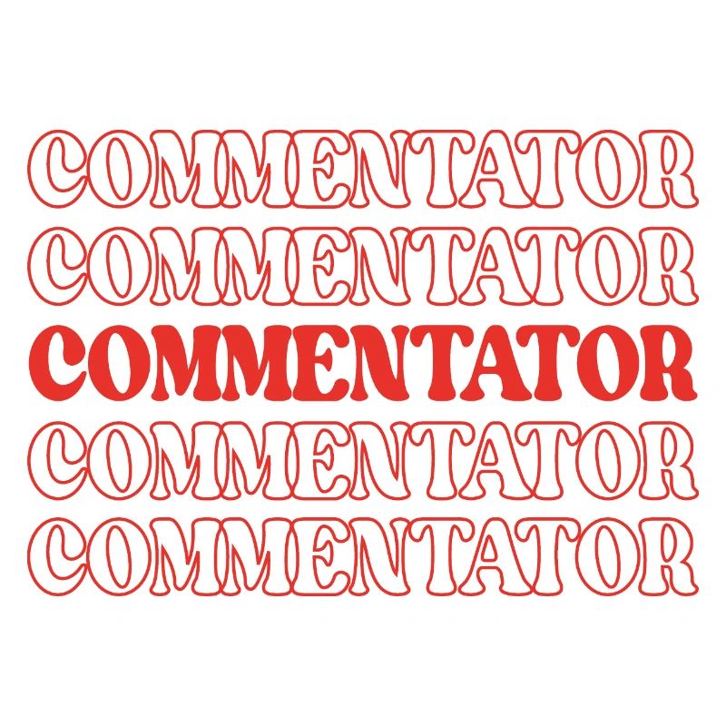 Commentator Broadcaster Announcer Broadcaster