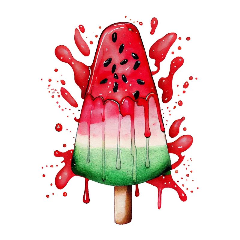 Watermelon Ice Wassermelone Eis