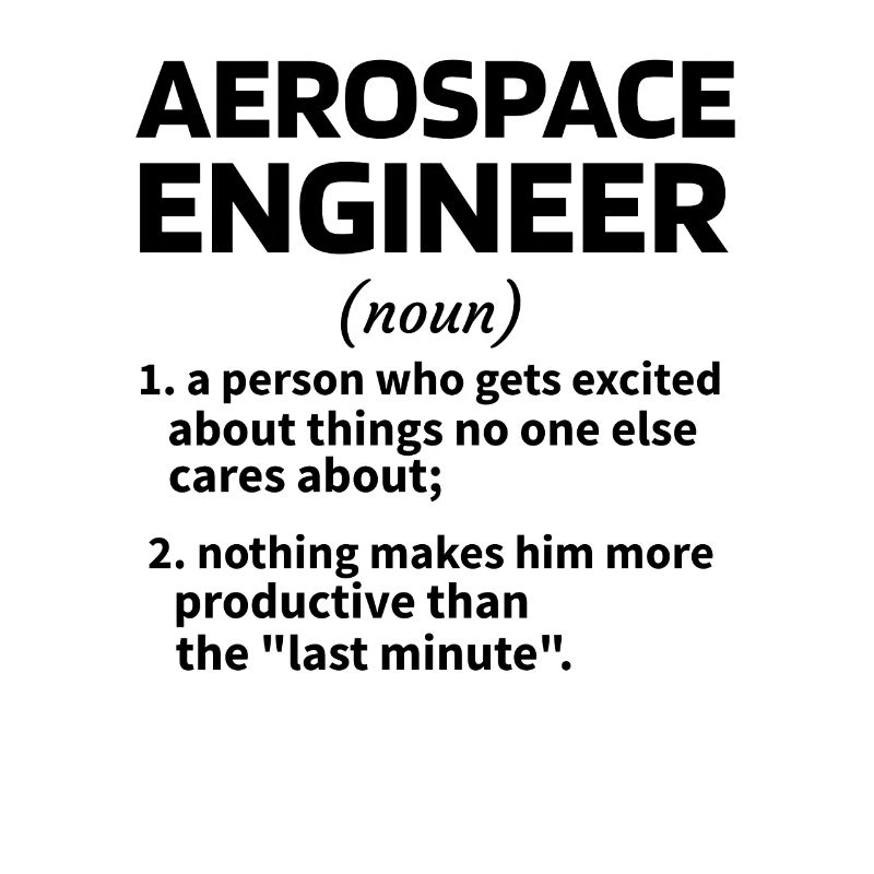 Aerospace Engineer Idée de cadeau Technologie spatiale