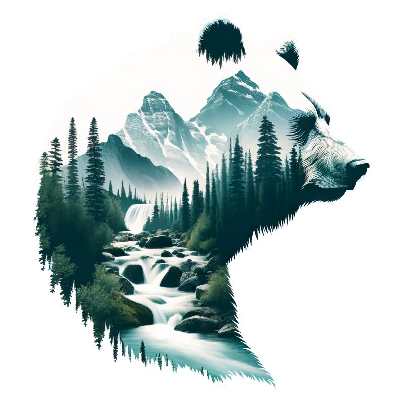 Double Exposure Bear
