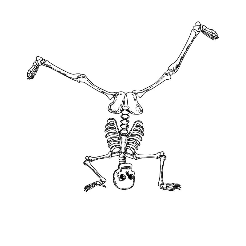 Breakdance breakdancer breakdance skelet