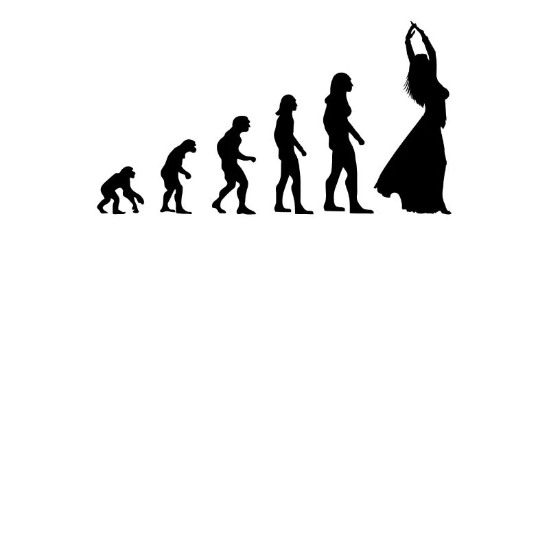 Belly Dance Evolution from Monkey to Dancer