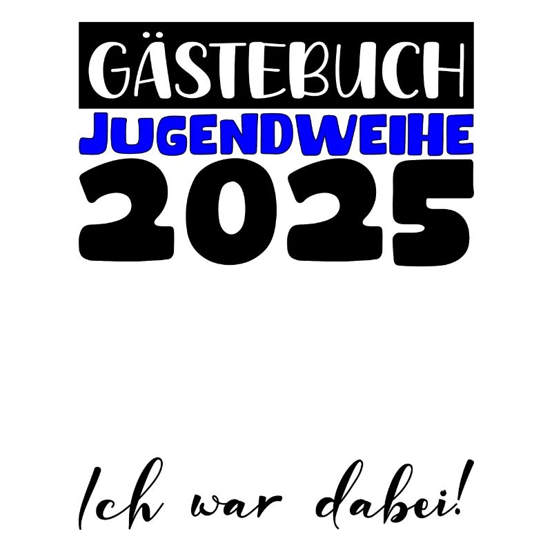 Jugendweihe 2025 Gästebuch Geschenk Mädchen Jungen