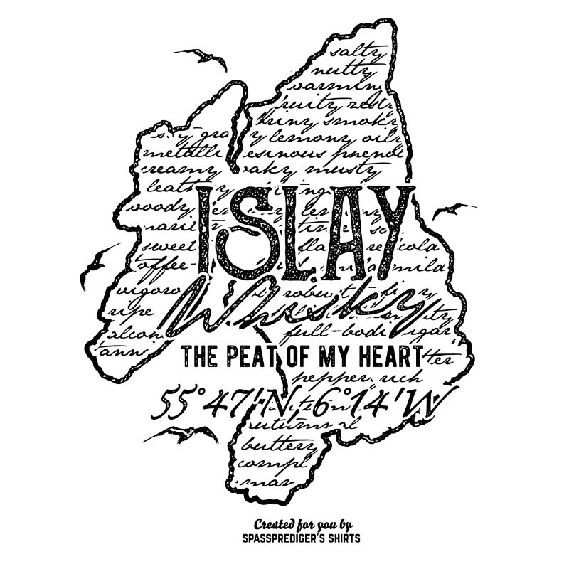 Whisky Merch Design Islay Schottland Tasting Notes