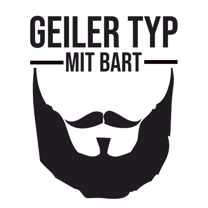 Geiler Typ Mit Bart - Bartträger Bartwuchs