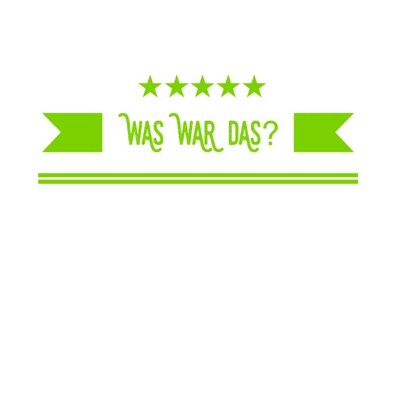 was war das denn?