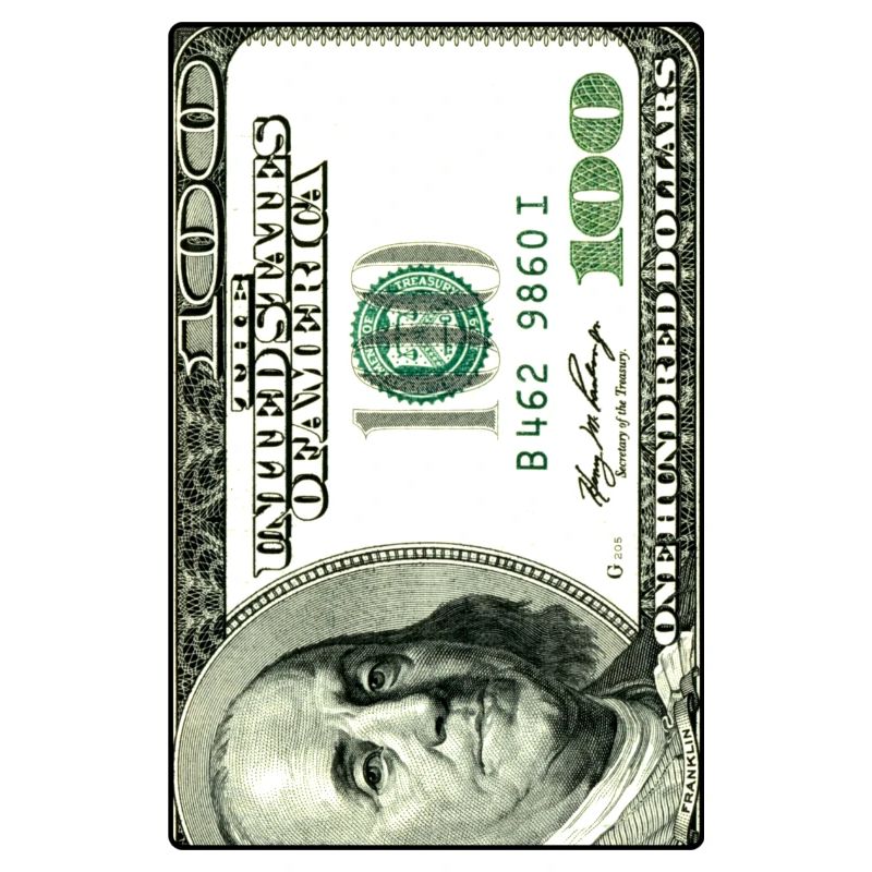 100 $ Dollars - Argent comptant