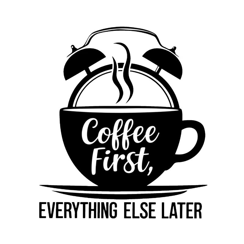 First the coffee, then everything else
