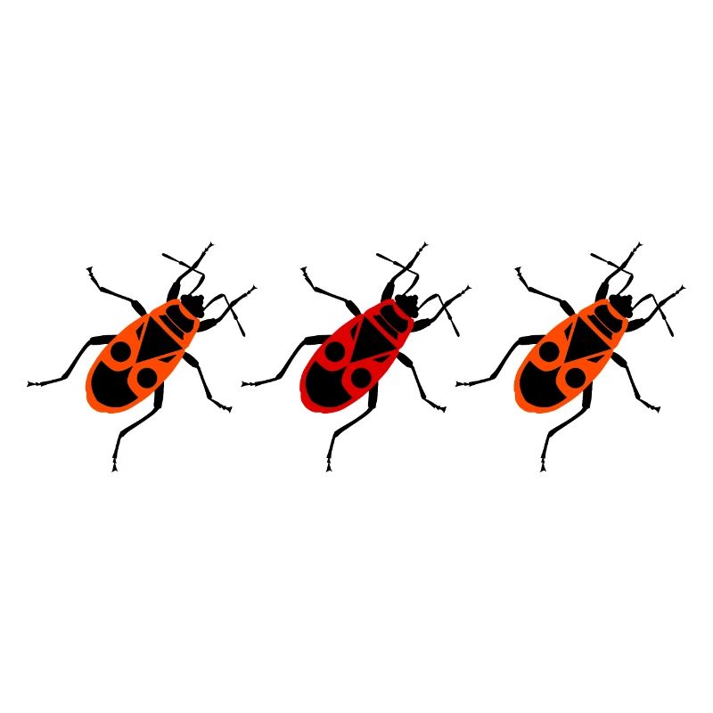 trois firebugs dans une rangée