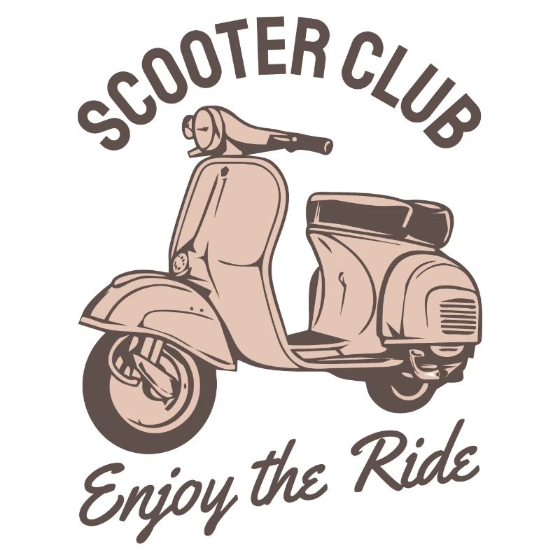 Motorroller Roller Rollerfahrer Geschenk