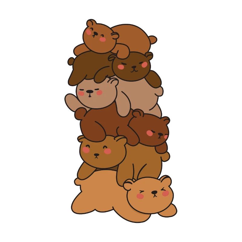 Bears Stack Cute Bear Anime Bears