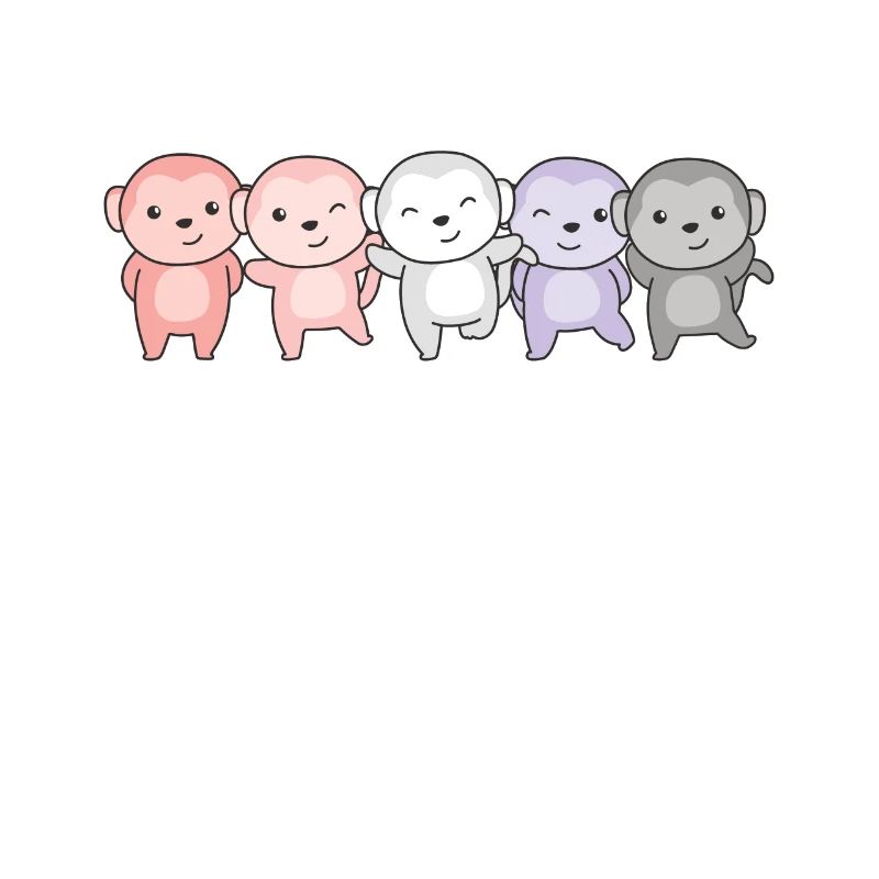 Cupioromantic Flag Pride LGBTQ Cute Monkey