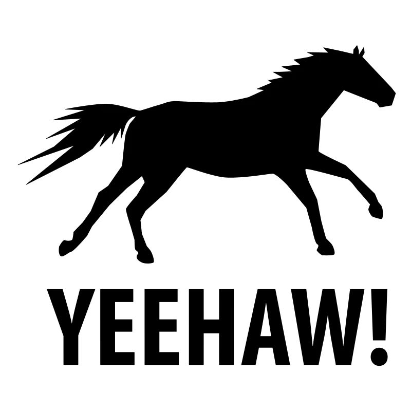 Yeehaw Wildpferd Pferd